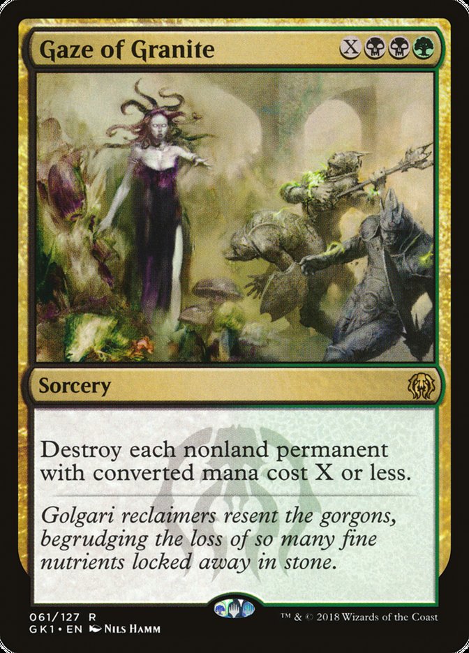 Gaze of Granite [Guilds of Ravnica Guild Kit] | Devastation Store