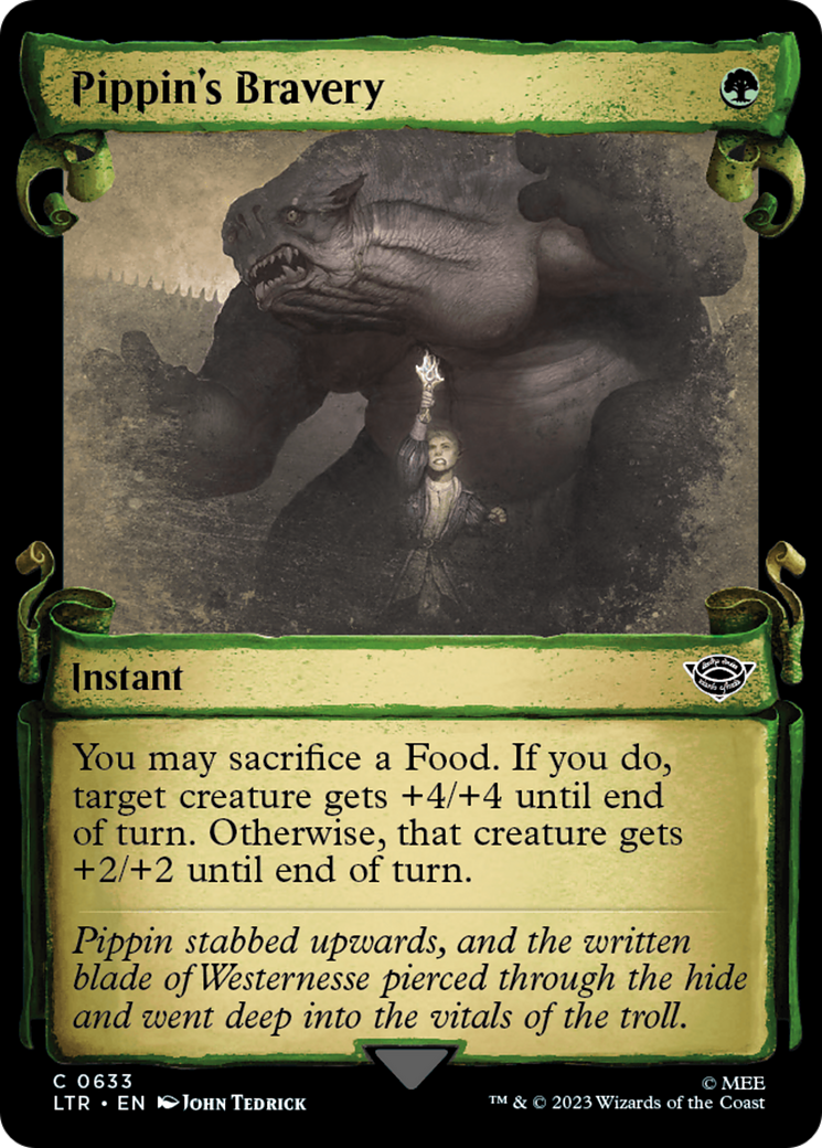Pippin's Bravery [The Lord of the Rings: Tales of Middle-Earth Showcase Scrolls] | Devastation Store