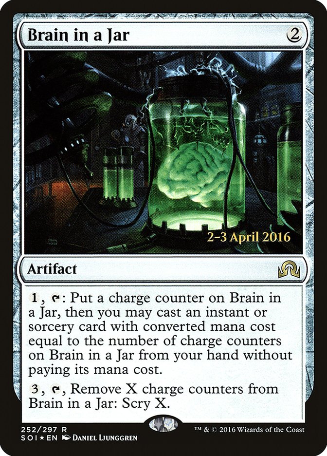 Brain in a Jar [Shadows over Innistrad Prerelease Promos] | Devastation Store