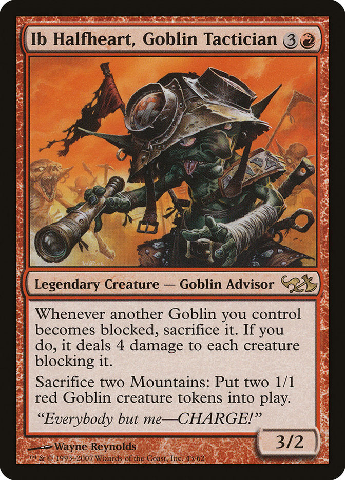 Ib Halfheart, Goblin Tactician [Duel Decks: Elves vs. Goblins] - Devastation Store | Devastation Store