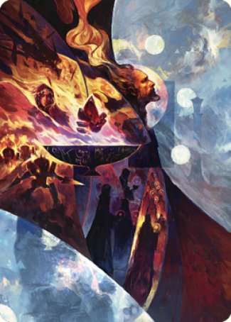 Urza's Command Art Card [The Brothers' War Art Series] | Devastation Store