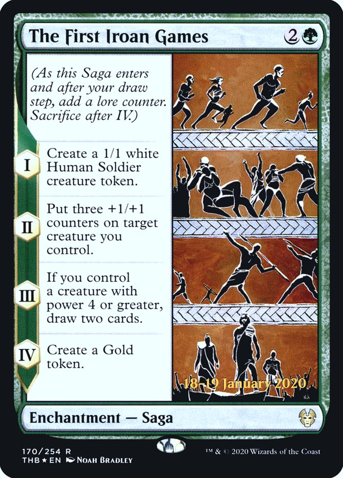The First Iroan Games [Theros Beyond Death Prerelease Promos] | Devastation Store