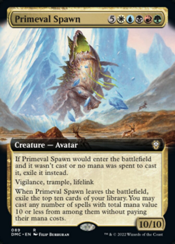 Primeval Spawn (Extended Art) [Dominaria United Commander] | Devastation Store