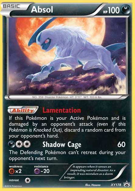 Absol (XY178) [XY: Black Star Promos] | Devastation Store