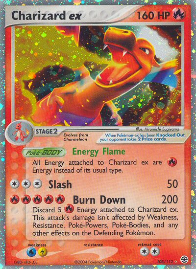 Charizard ex (105/112) [EX: FireRed & LeafGreen] | Devastation Store