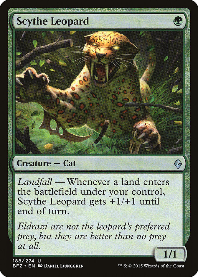 Scythe Leopard [Battle for Zendikar] - Devastation Store | Devastation Store