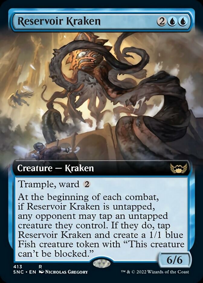 Reservoir Kraken (Extended Art) [Streets of New Capenna] | Devastation Store