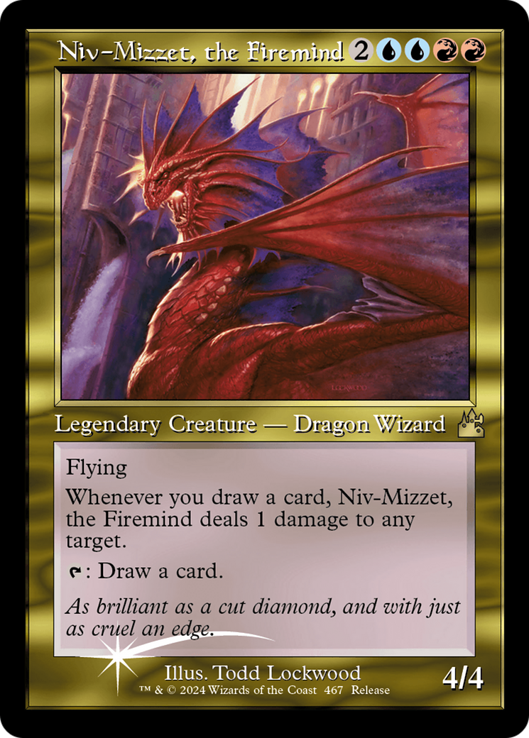 Niv-Mizzet, the Firemind (Retro Frame) [Ravnica Remastered] | Devastation Store