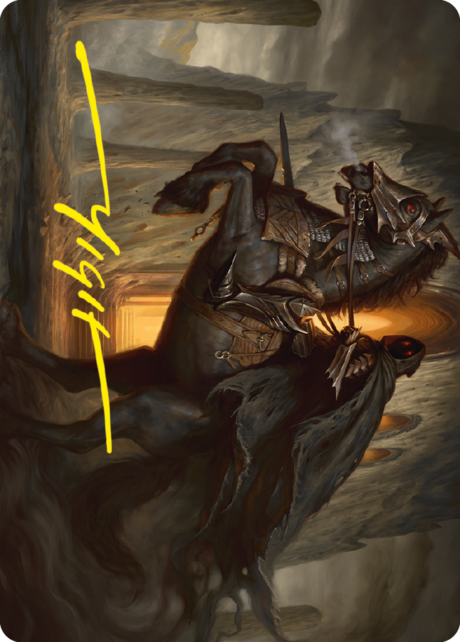 Nazgul Art Card (Gold-Stamped Signature) [The Lord of the Rings: Tales of Middle-earth Art Series] | Devastation Store