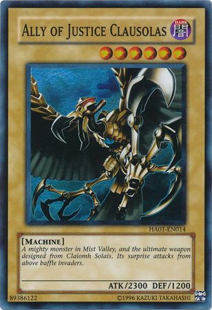 Ally of Justice Clausolas [HA01-EN014] Super Rare | Devastation Store