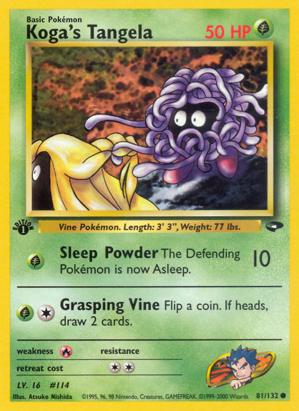 Koga's Tangela (81/132) [Gym Challenge 1st Edition] | Devastation Store