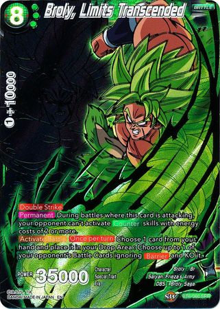 Broly, Limits Transcended (SPR) [BT6-060_SPR] | Devastation Store