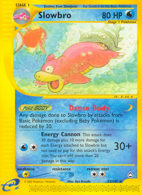 Slowbro (33/147) [Aquapolis] | Devastation Store