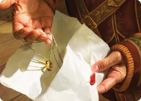 Bilbo's Ring Art Card [The Lord of the Rings: Tales of Middle-earth Art Series] | Devastation Store