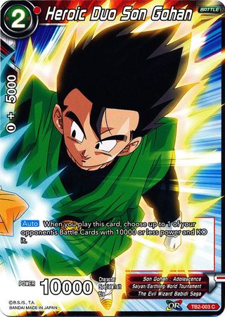 Heroic Duo Son Gohan [TB2-003] | Devastation Store