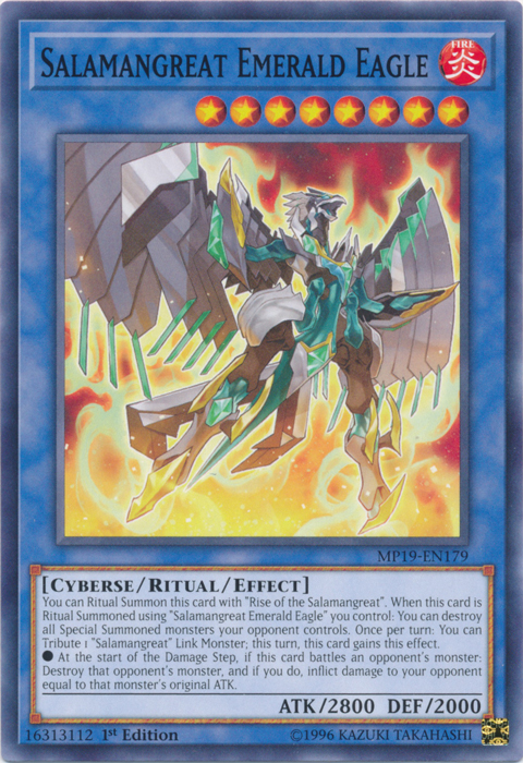 Salamangreat Emerald Eagle [MP19-EN179] Common | Devastation Store