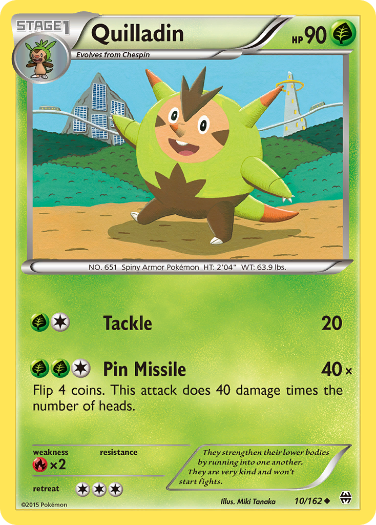 Quilladin (10/162) [XY: BREAKthrough] | Devastation Store