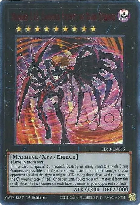 Number C40: Gimmick Puppet of Dark Strings (Red) [LDS3-EN065] Ultra Rare | Devastation Store