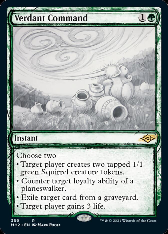 Verdant Command (Sketch) [Modern Horizons 2] | Devastation Store