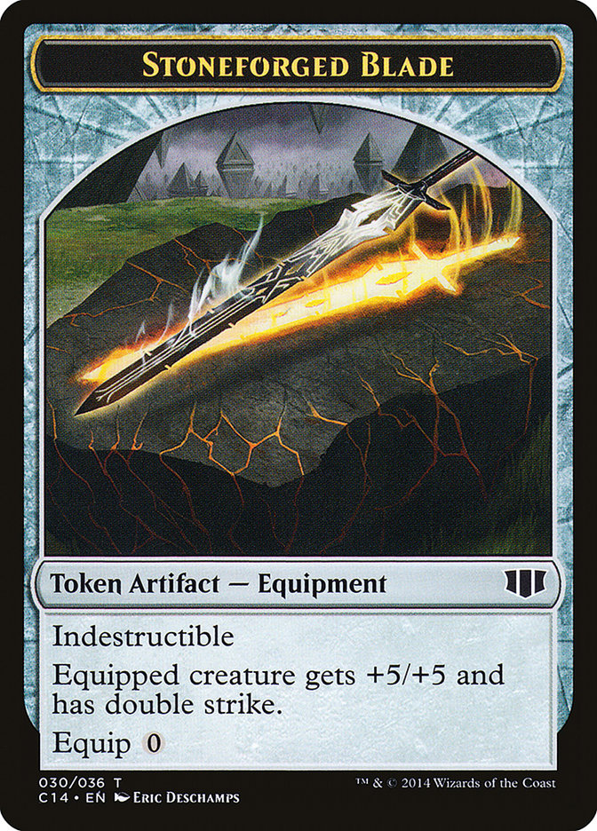 Stoneforged Blade // Germ Double-sided Token [Commander 2014 Tokens] | Devastation Store