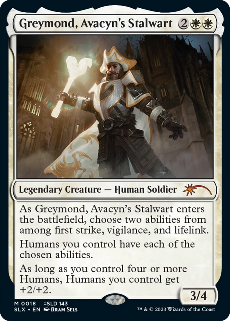 Greymond, Avacyn's Stalwart [Secret Lair: Universes Within] | Devastation Store