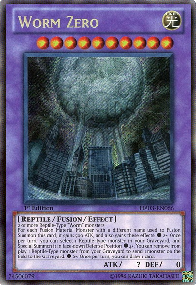 Worm Zero [HA03-EN056] Secret Rare | Devastation Store