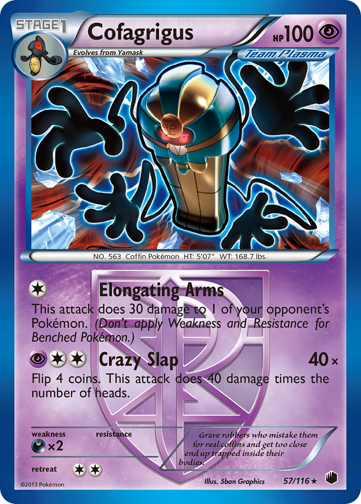 Cofagrigus (57/116) [Black & White: Plasma Freeze] | Devastation Store