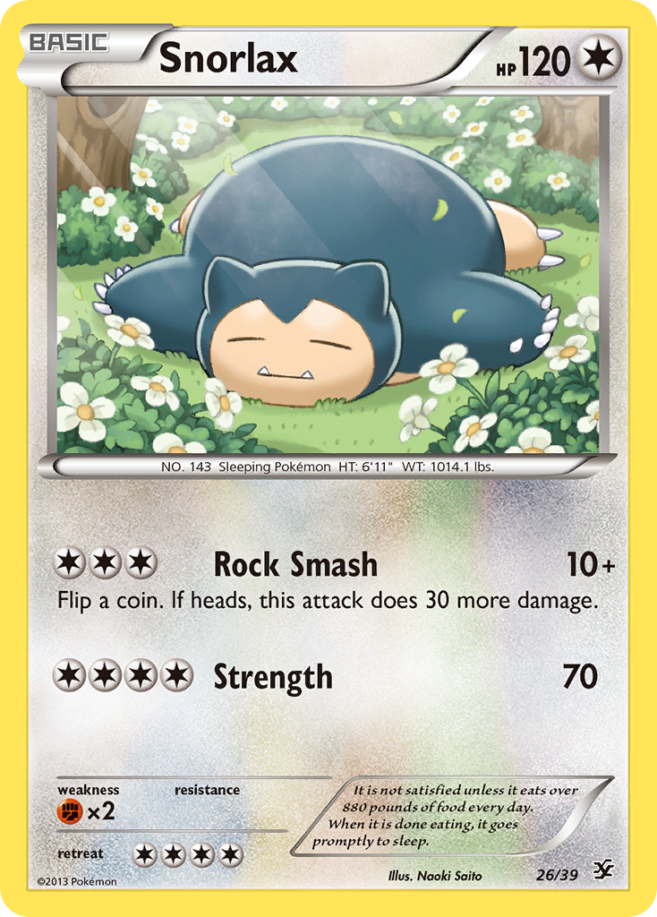 Snorlax (26/39) [XY: Kalos Starter Set] | Devastation Store