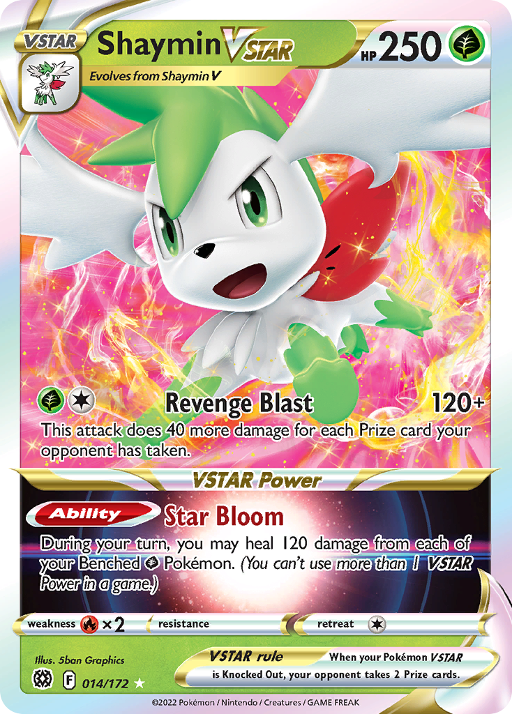 Shaymin VSTAR (014/172) (Jumbo Card) [Sword & Shield: Brilliant Stars] | Devastation Store