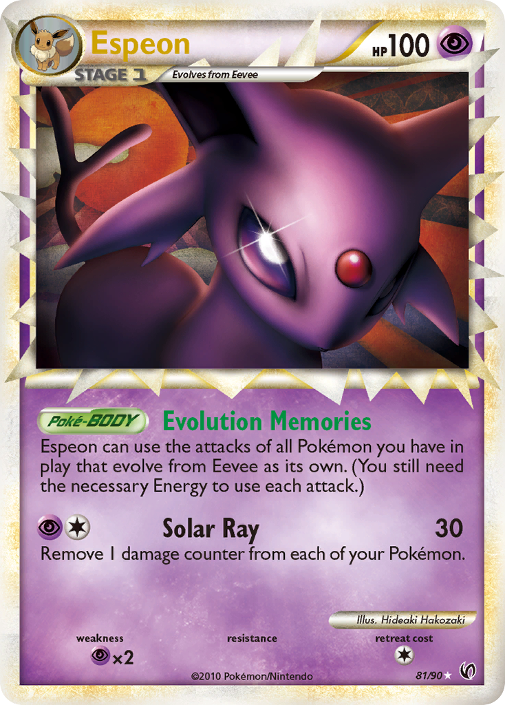 Espeon (81/90) [HeartGold & SoulSilver: Undaunted] | Devastation Store