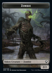 Bird (002) // Zombie Double-sided Token [Dominaria United Tokens] | Devastation Store