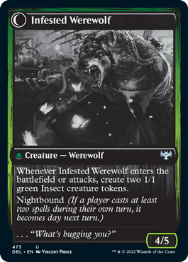 Infestation Expert // Infested Werewolf [Innistrad: Double Feature] | Devastation Store