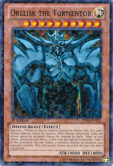 Obelisk the Tormentor [BP02-EN125] Mosaic Rare | Devastation Store