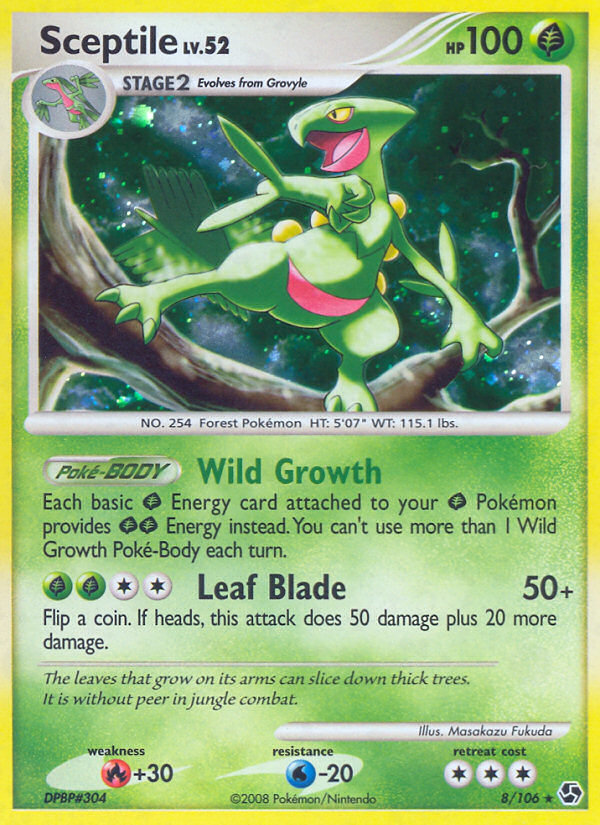 Sceptile (8/106) [Diamond & Pearl: Great Encounters] | Devastation Store