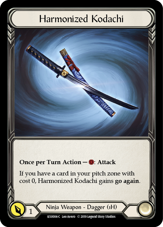 Harmonized Kodachi (Reverse) [KSU004-C] 1st Edition Normal | Devastation Store