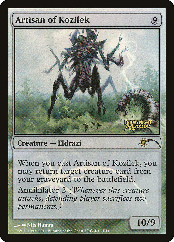 Artisan of Kozilek [Friday Night Magic 2011] | Devastation Store