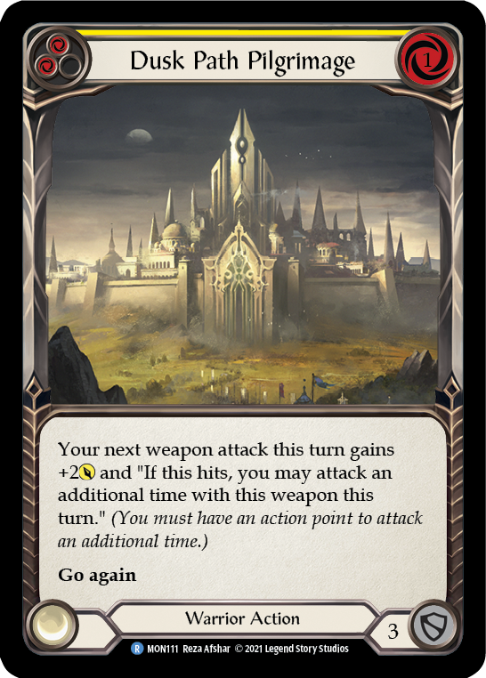 Dusk Path Pilgrimage (Yellow) [MON111] 1st Edition Normal - Devastation Store | Devastation Store