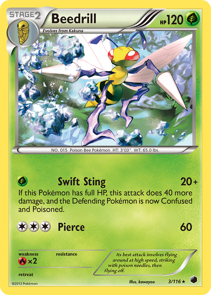 Beedrill (3/116) [Black & White: Plasma Freeze] | Devastation Store