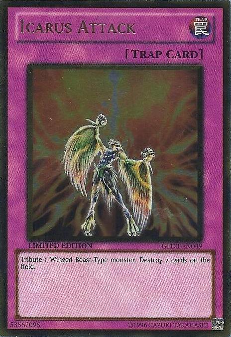 Icarus Attack [GLD3-EN049] Gold Rare | Devastation Store