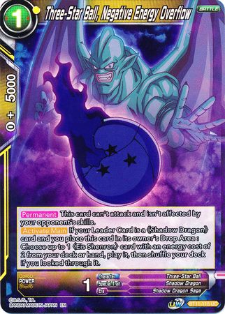 Three-Star Ball, Negative Energy Overflow [BT11-115] | Devastation Store