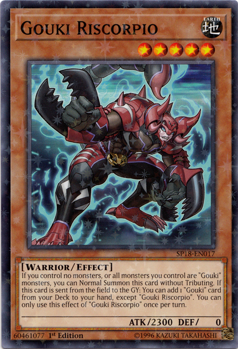 Gouki Riscorpio [SP18-EN017] Starfoil Rare | Devastation Store