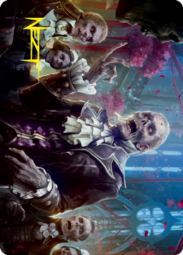 Undead Butler Art Card (Gold-Stamped Signature) [Innistrad: Crimson Vow Art Series] | Devastation Store