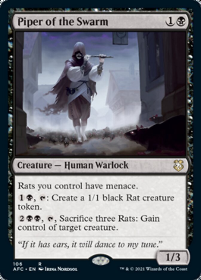 Piper of the Swarm [Dungeons & Dragons: Adventures in the Forgotten Realms Commander] | Devastation Store