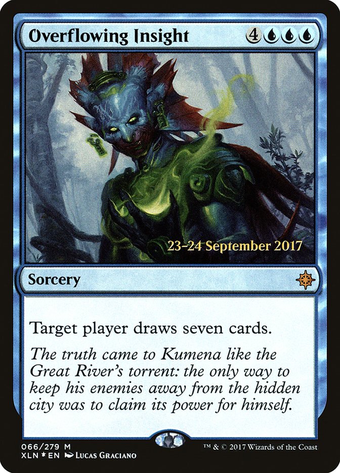 Overflowing Insight  [Ixalan Prerelease Promos] - Devastation Store | Devastation Store