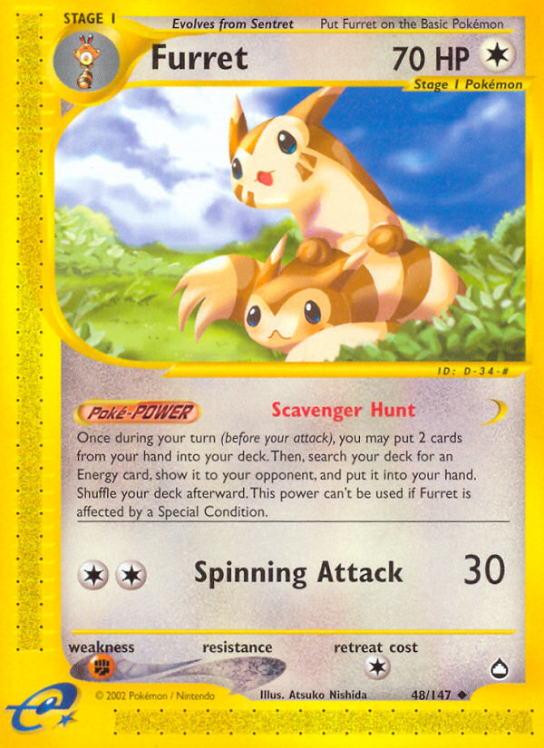 Furret (48/147) [Aquapolis] | Devastation Store