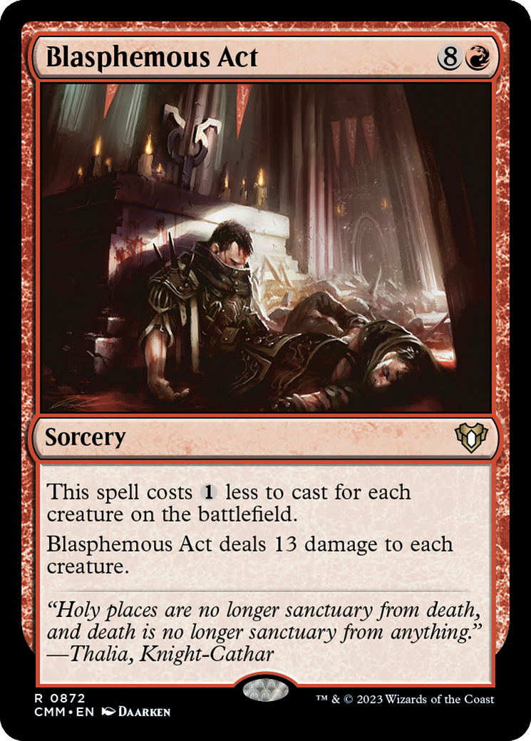 Blasphemous Act [Commander Masters] | Devastation Store