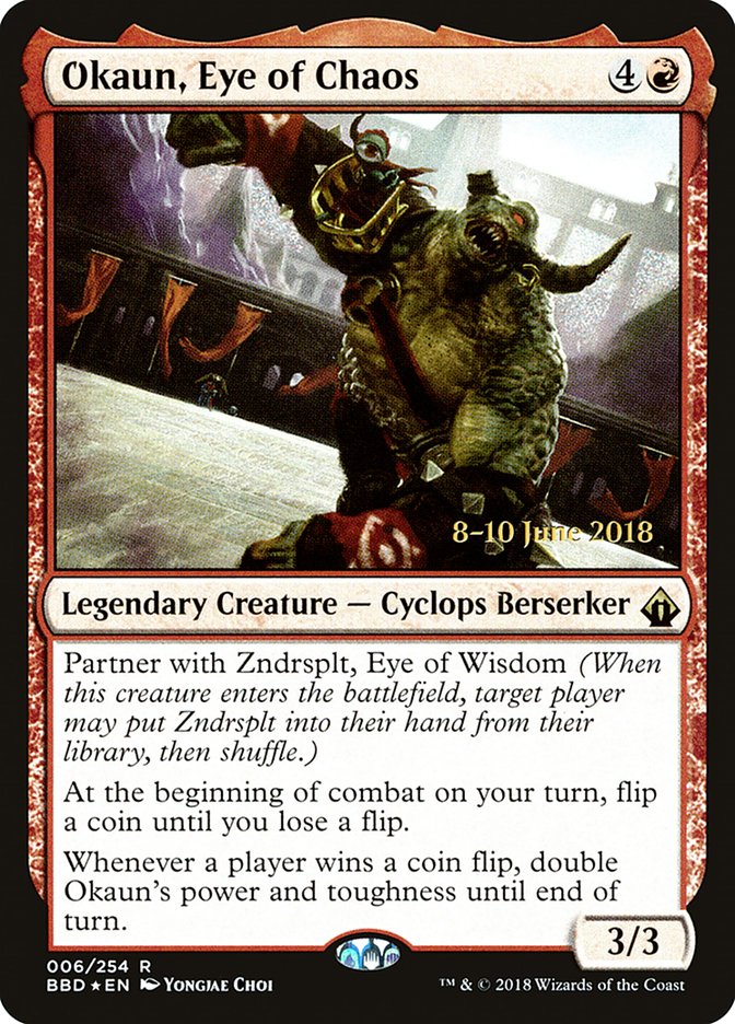 Okaun, Eye of Chaos   [Battlebond Prerelease Promos] | Devastation Store