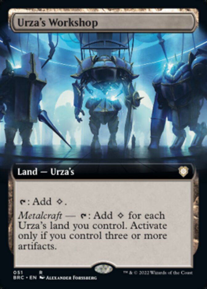 Urza's Workshop (Extended Art) [The Brothers' War Commander] | Devastation Store