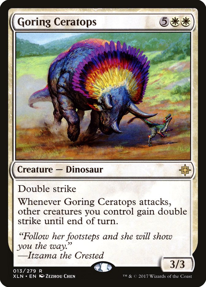 Goring Ceratops [Ixalan] - Devastation Store | Devastation Store