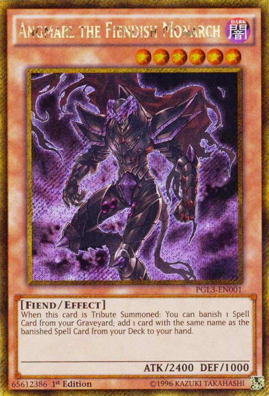 Angmarl the Fiendish Monarch [PGL3-EN001] Gold Secret Rare | Devastation Store